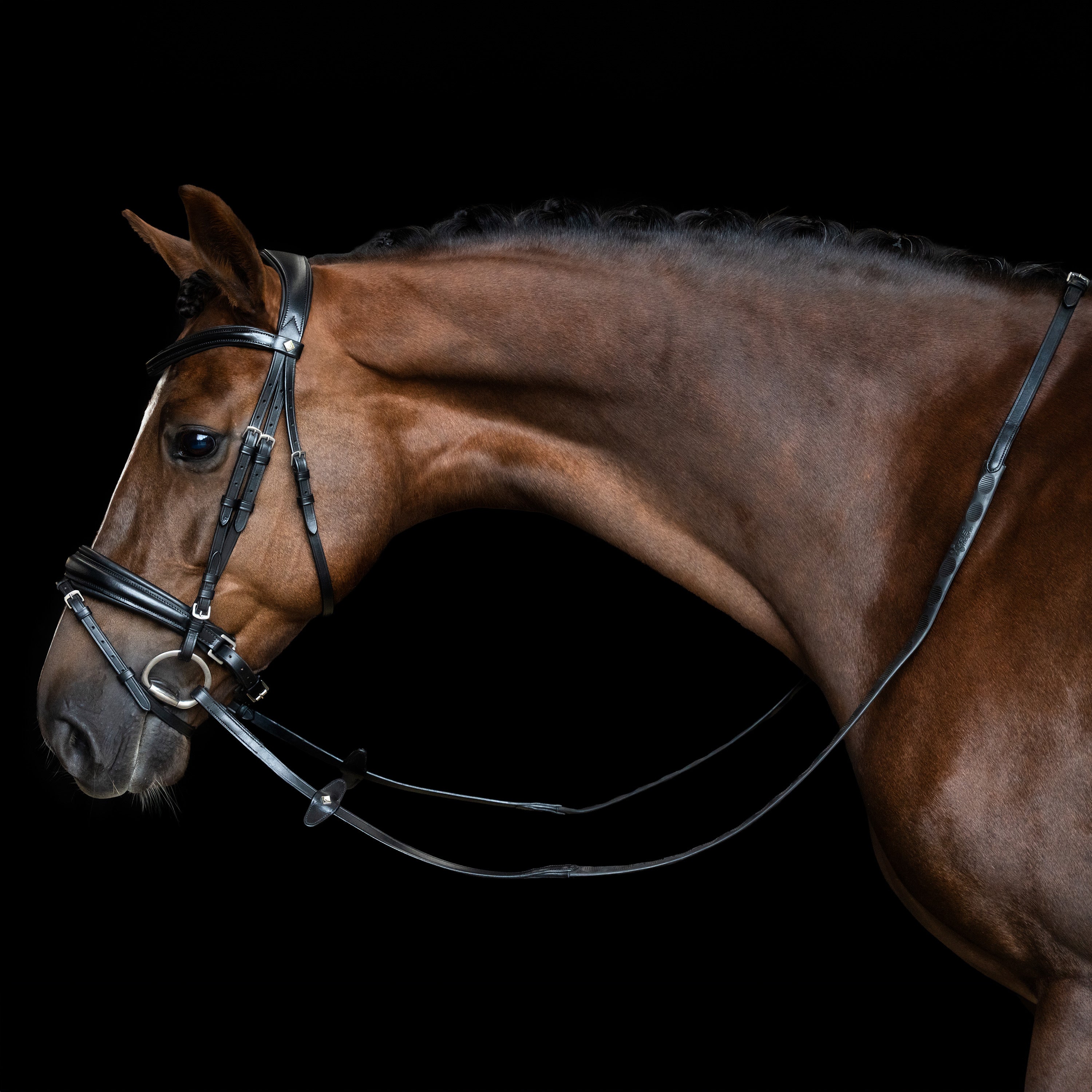 Reins IRH rubber with thumb grip