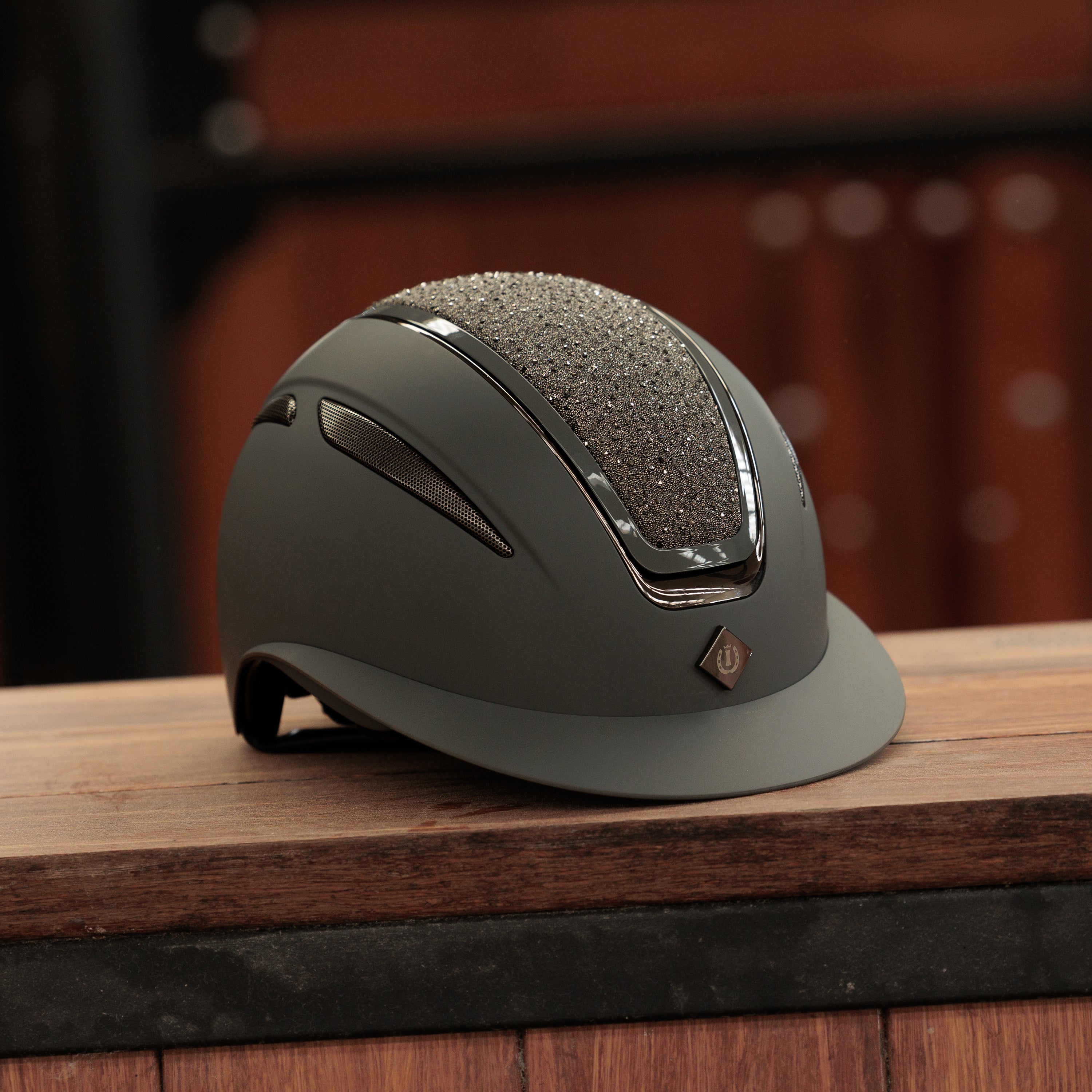 Riding helmet IRHOlania Deluxe big visor