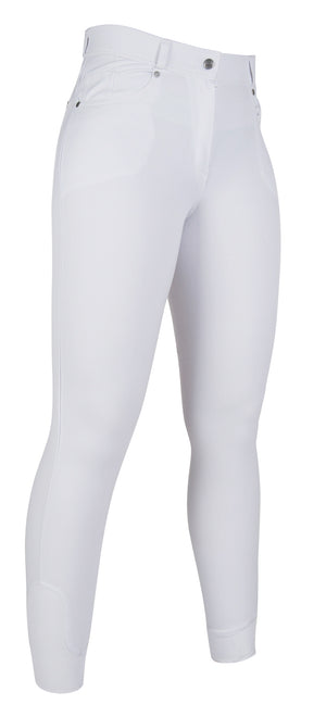 Riding breeches 5 Pockets Style silicone full s. 1200 white / EU128/age 6-7