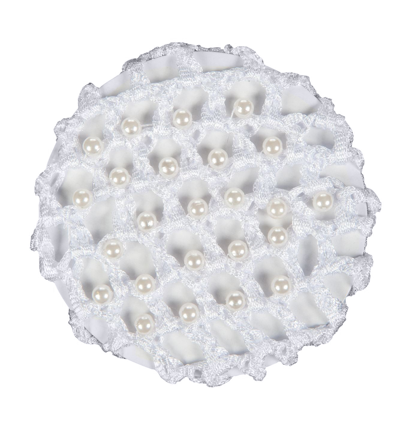 Hair net with imitation pearls 1200 white / pcs.