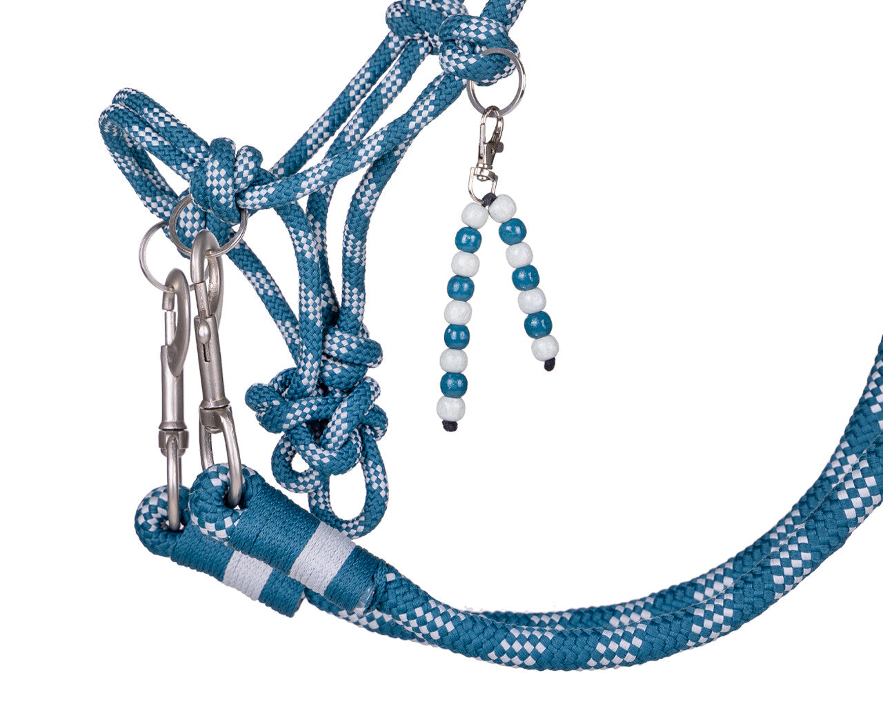 Rope halter with reins Thunderbolt