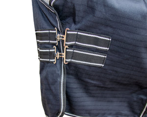 Highneck rug Innsbruck 1200D, light lining 9100 black / EU115/UK5'3/US63"