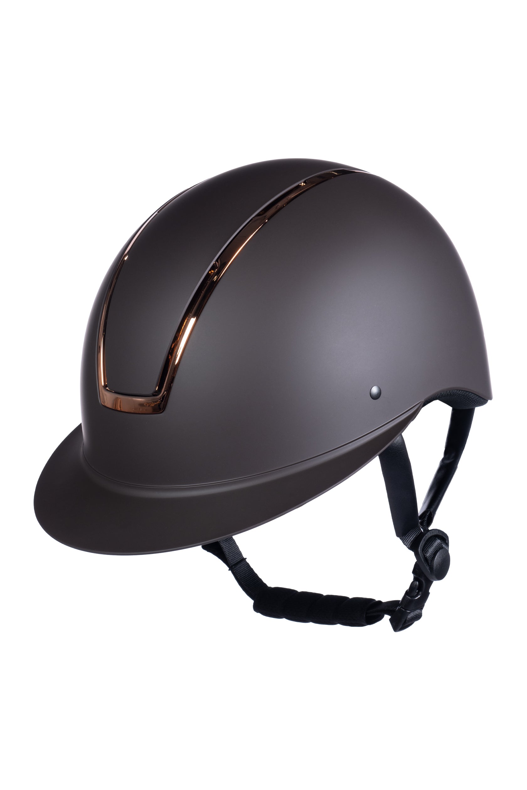 Riding helmet Lady Shield 2407 brown/rose-gold / S = 52-54 cm