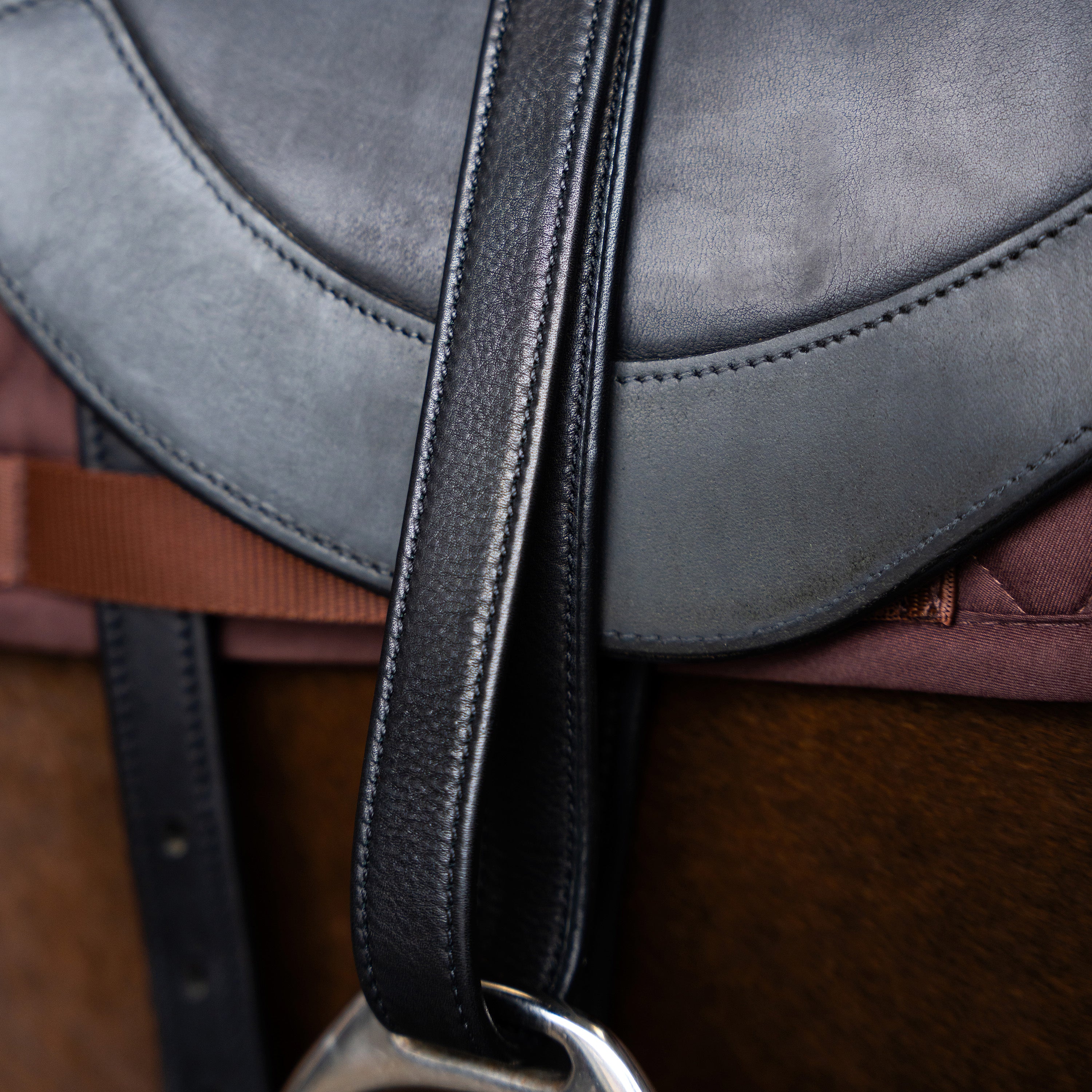Stirrup leathers IRH with nylon core