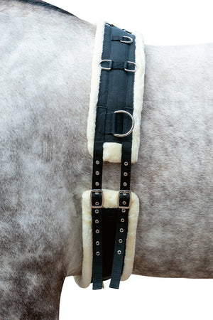 Lunge roller Comfort Teddy 9123 black/nature / Pony