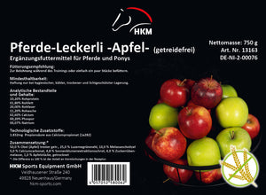 Horse titbits with apple flavour grain free, 750 g 0000 this color is not relevant / piece