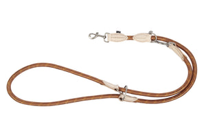 Dogs trainings leash Anam Cara rope 1000 brandy / S