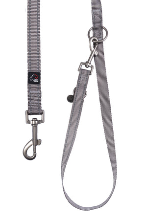 Dogs trainings leash Anam Cara nylon 2900 taupe / S