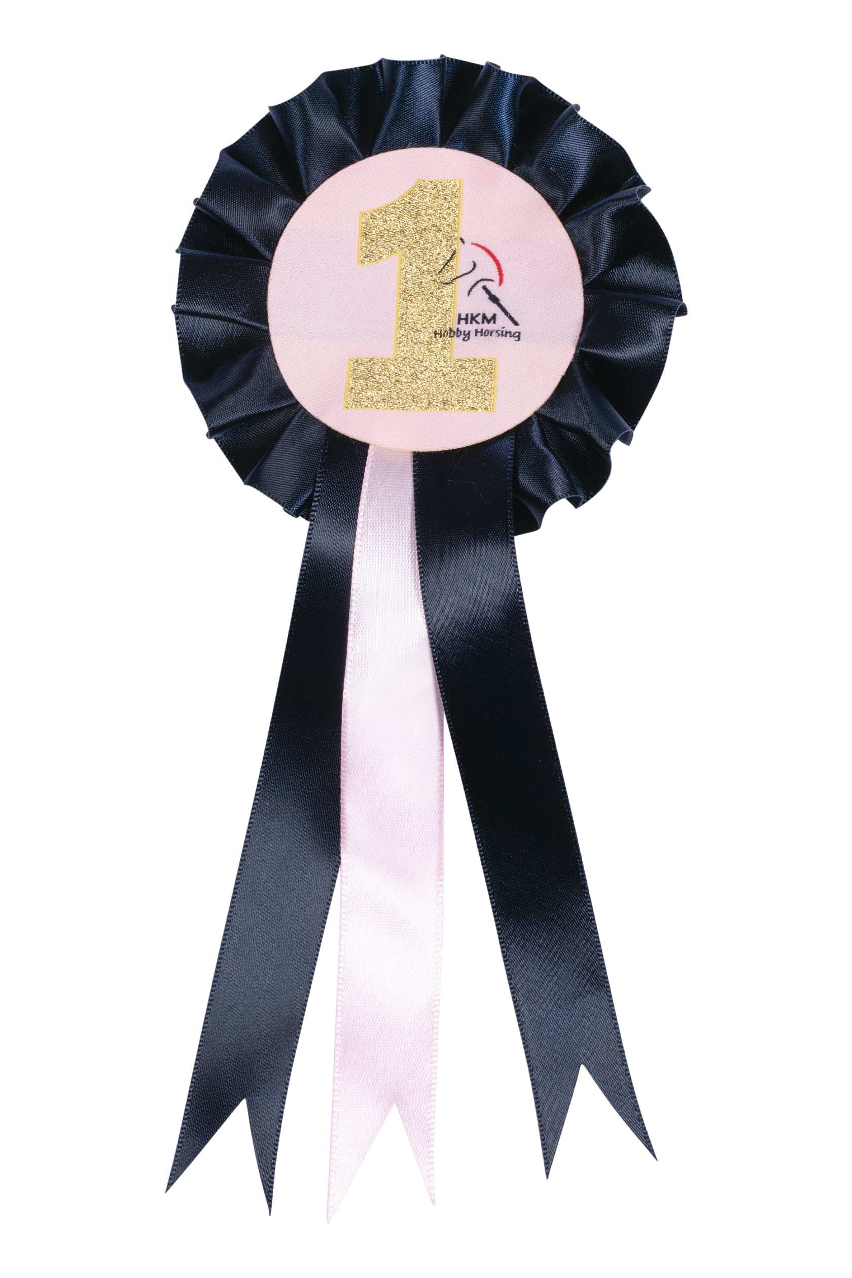 Competition rosette Hobby Horsing 6938 navy/rose / pcs.