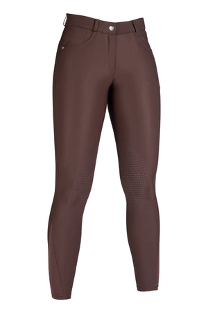 Riding breeches Luna silicone knee patch 2100 dark brown / EU34/UK24/US22