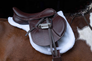 Saddle pad Hunter Fleece 1200 white / pcs.