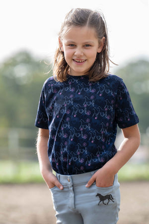 Functional shirt Bria short sleeve 6900 deep blue / EU140/age 8-9