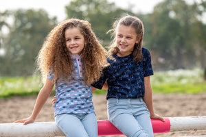 Functional shirt Bria short sleeve 6900 deep blue / EU140/age 8-9