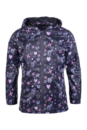 Rain jacket Lola 3300 dark lilac / EU98-104/age 2-4