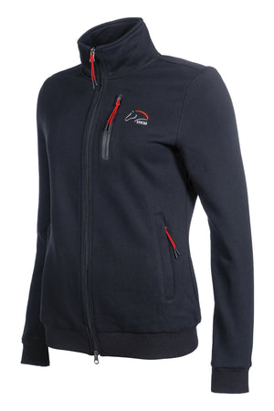 Sweat jacket Team HKM Ladies 9100 black / L