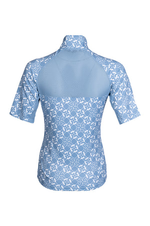 Functional shirt Minimal half sleeve 6012 smokey blue/white / S