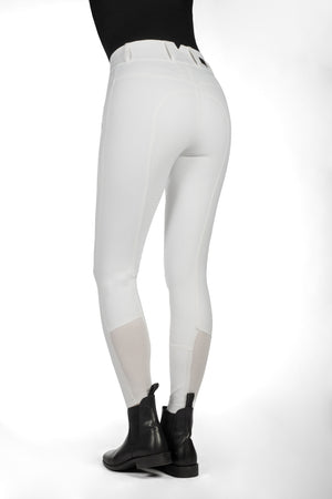 Riding breeches Lia High Waist sil. full seat 1200 white / EU34/UK24/US22