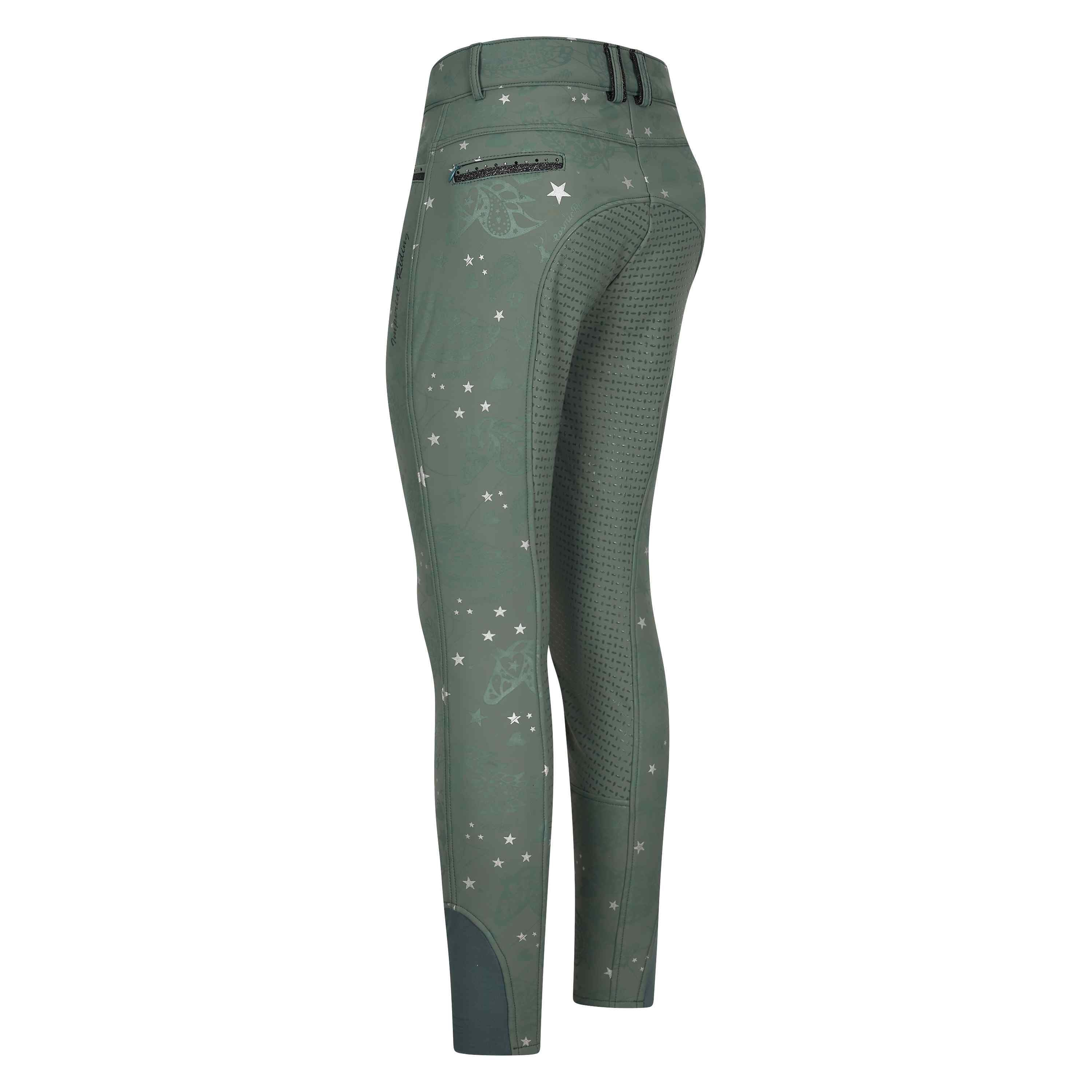 Riding breeches IRHEl Capone winterwarm AOP FullGrip
