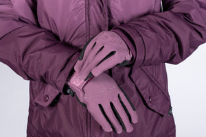 Kids winter riding gloves Alva 3500 lilac / 6