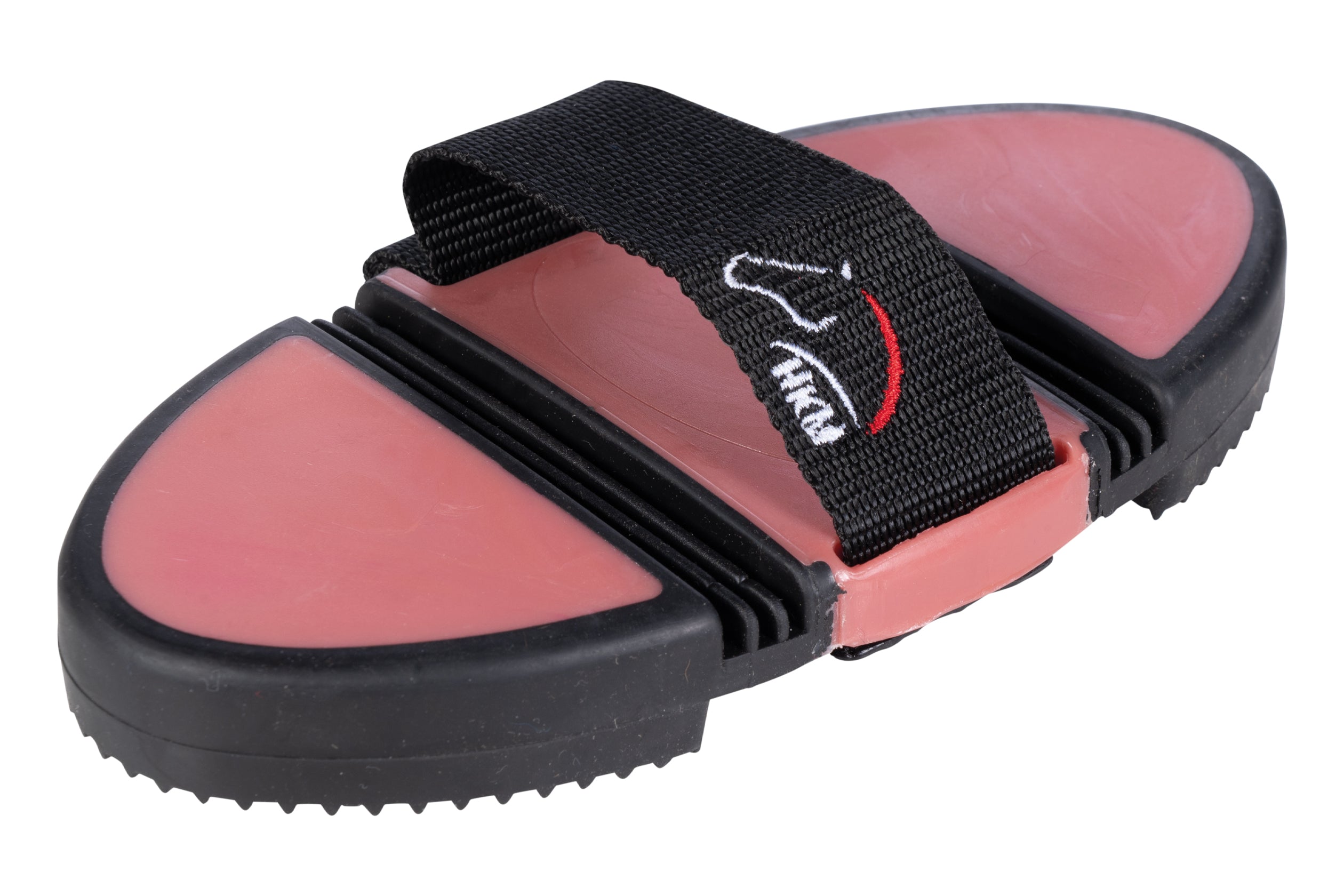 Rubber curry comb Flex 3020 rust coloured / piece