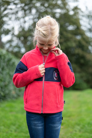 Fleece jacket Aymee 3900 pink / EU98-104/age 2-4