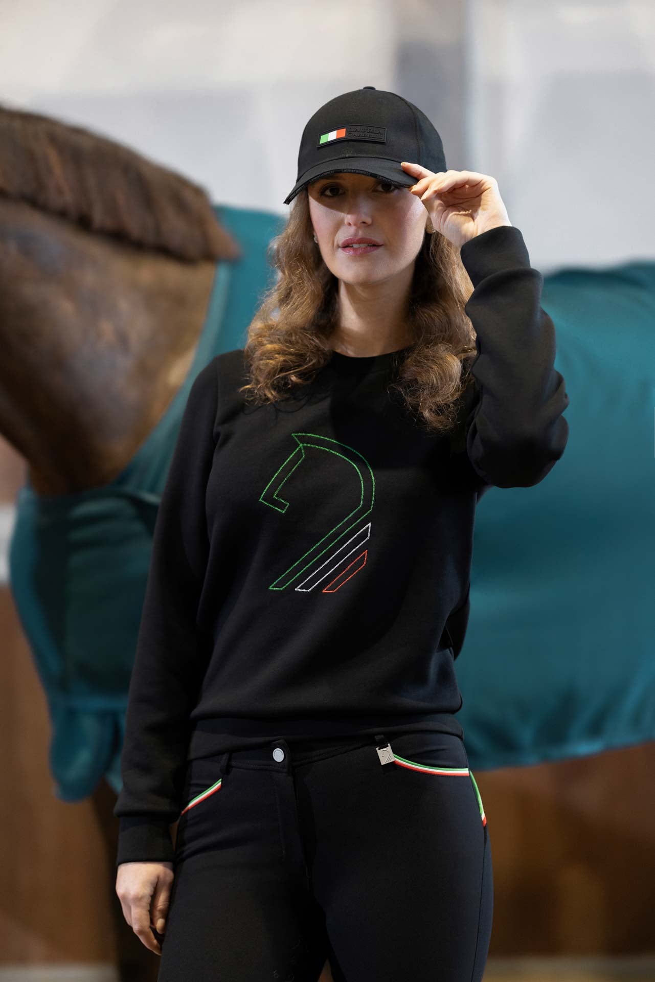 baseball cap -livigno- 9100 black / universal size