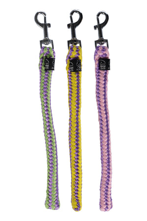 Lead ropes Cuddle Pony set of 3 9968 yellow/green/rose with lilac / pcs.