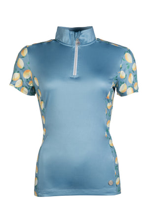 Functional shirt Austin 4364 light yellow/baby blue / L