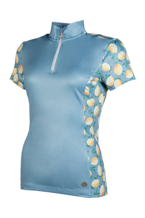 Functional shirt Austin 4364 light yellow/baby blue / L
