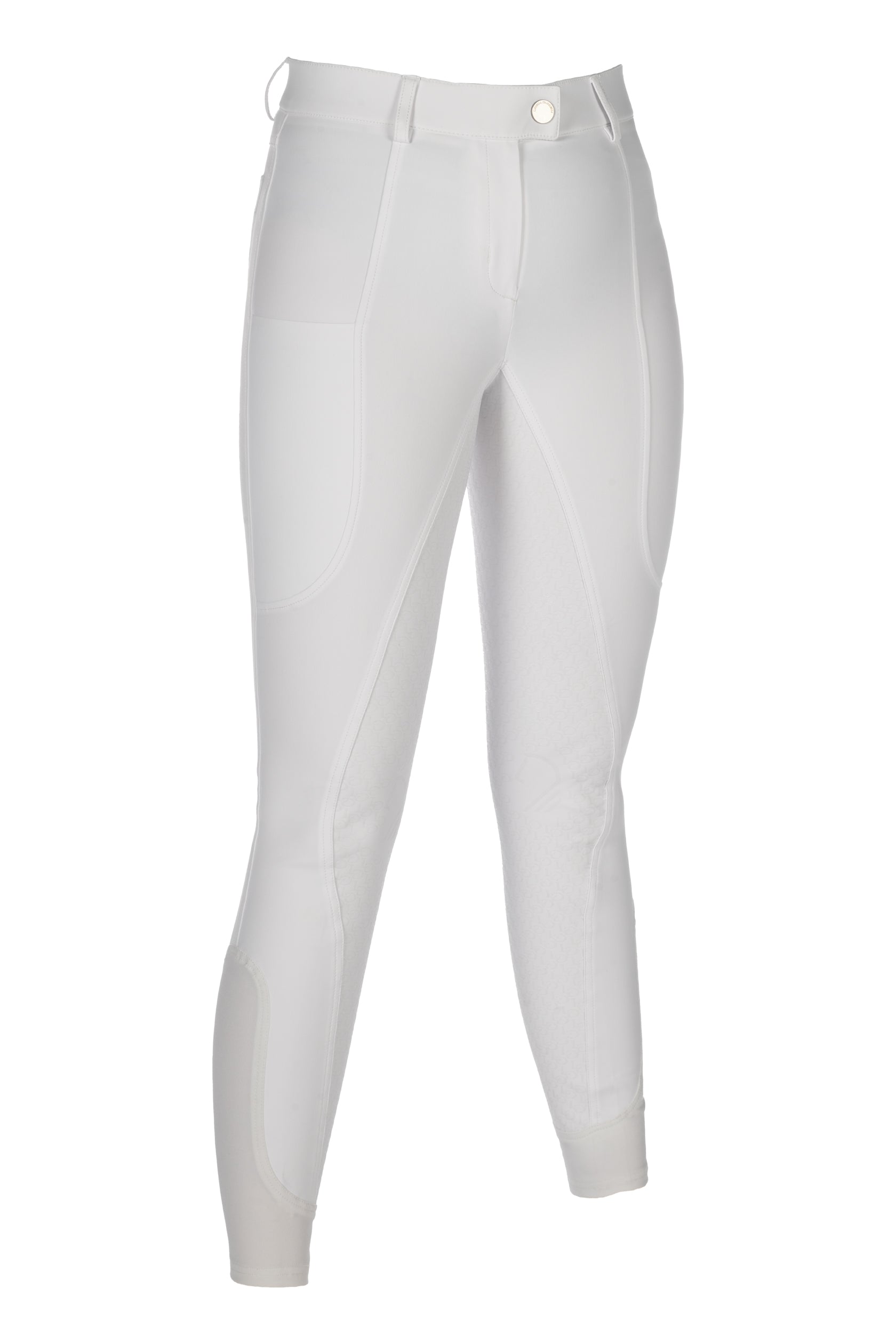 riding breeches -amalfi- silicone full seat 1200 white / EU46/UK36/US34