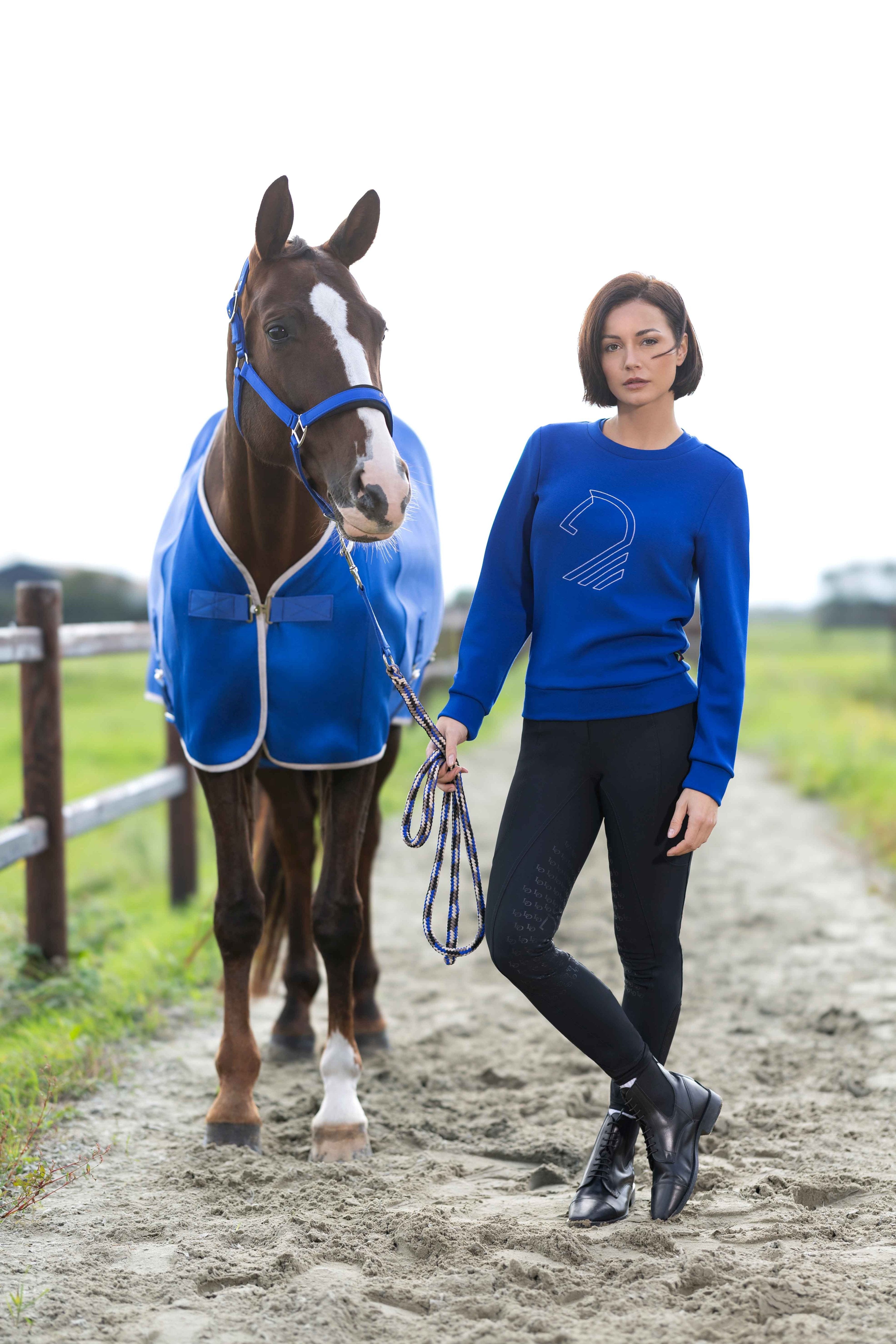 head collar -amalfi- 6500 blue / Full