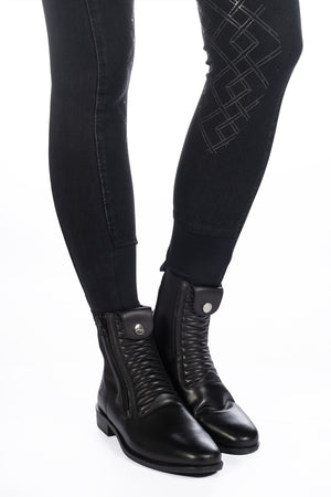 Riding breeches Harbour Island Denim sili. k. p. 9100 black / EU34/UK24/US22