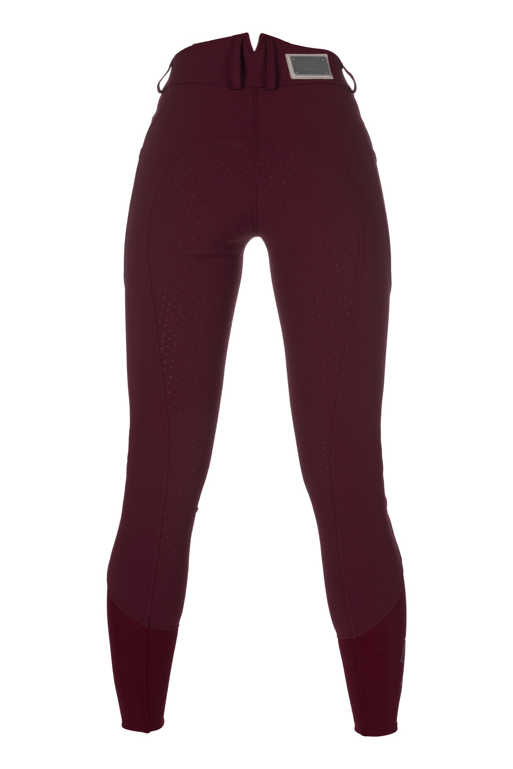 riding breeches -livigno- silicone full seat 3296 bordeaux / EU46/UK36/US34