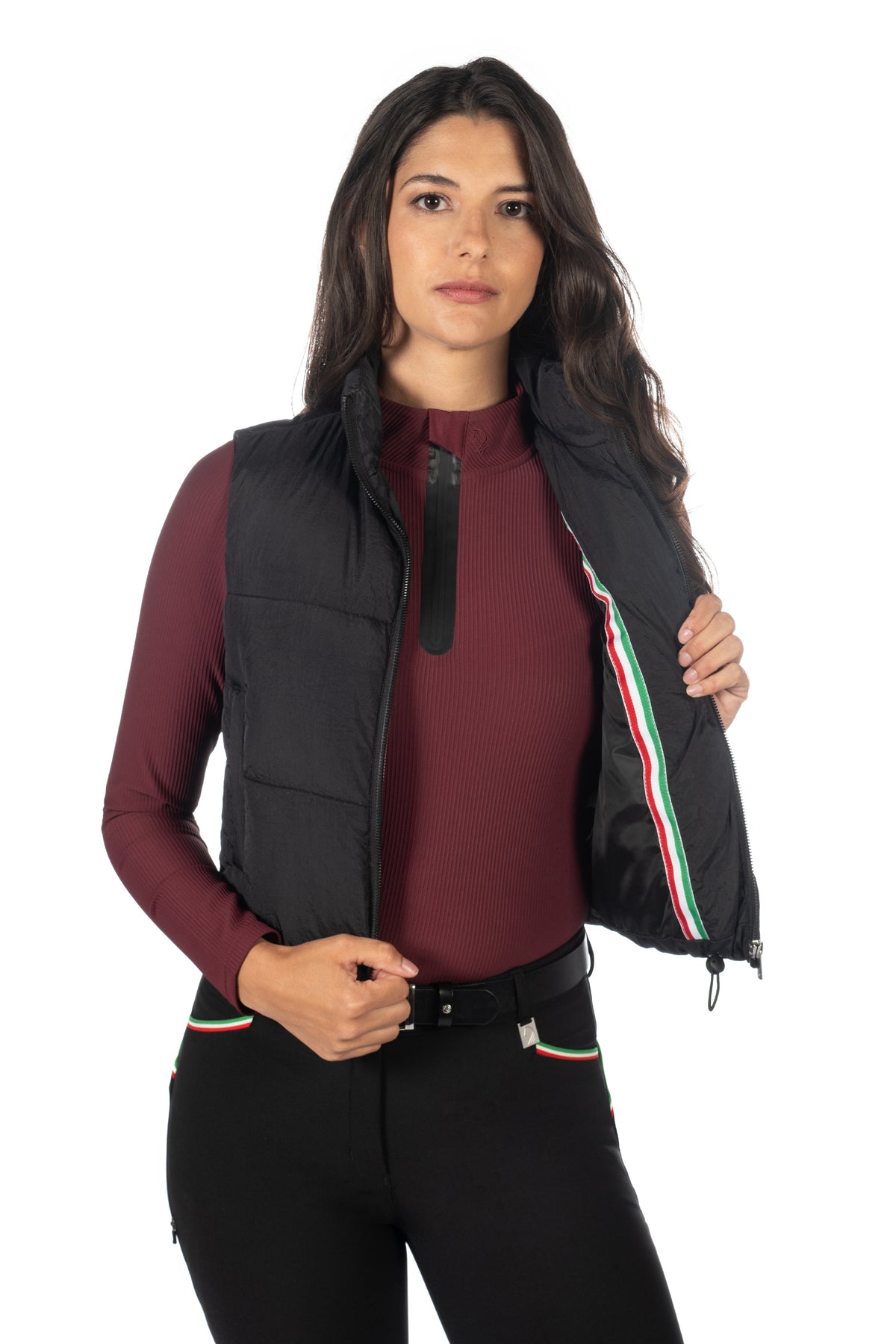 quilted vest -livigno-
