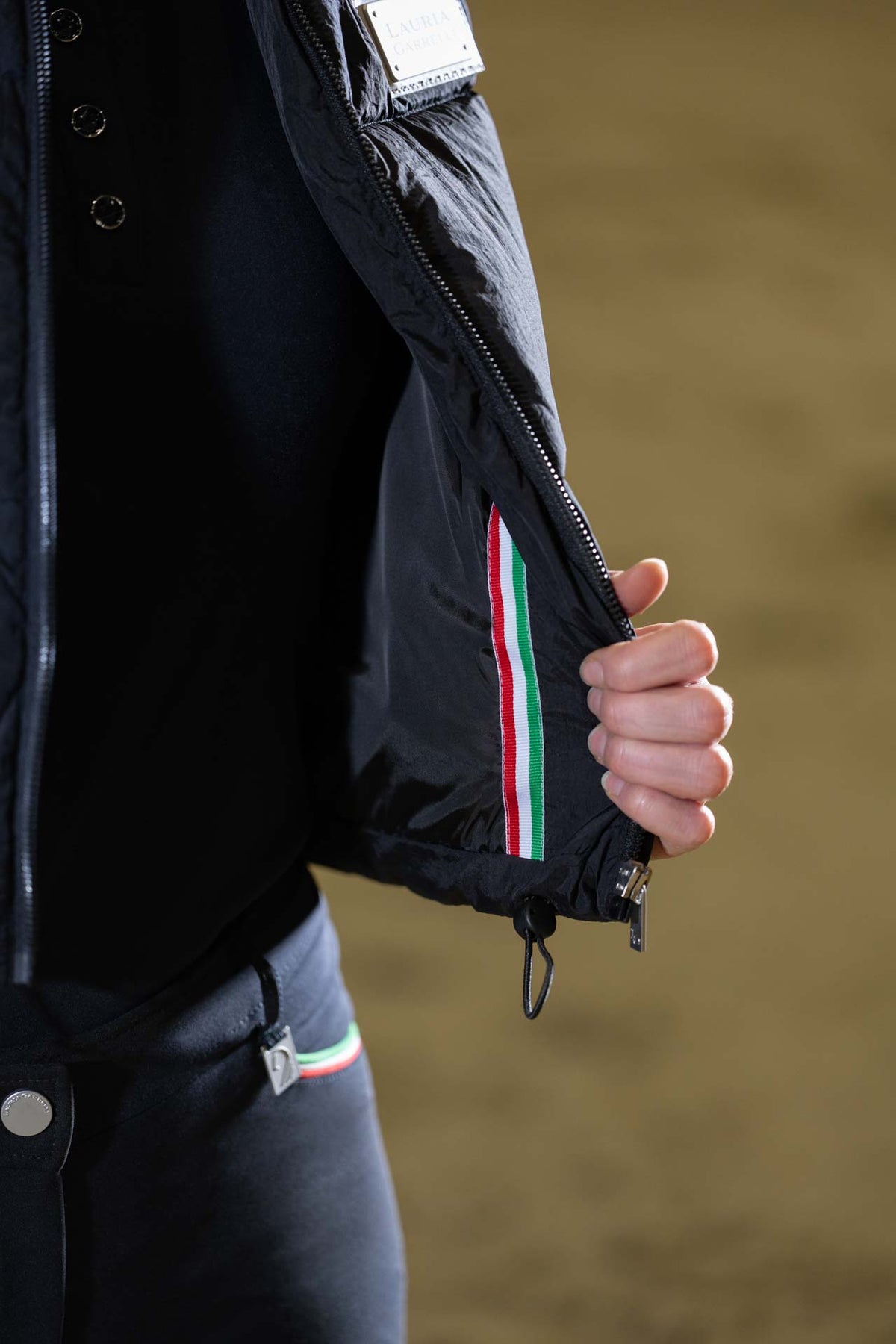 quilted vest -livigno-