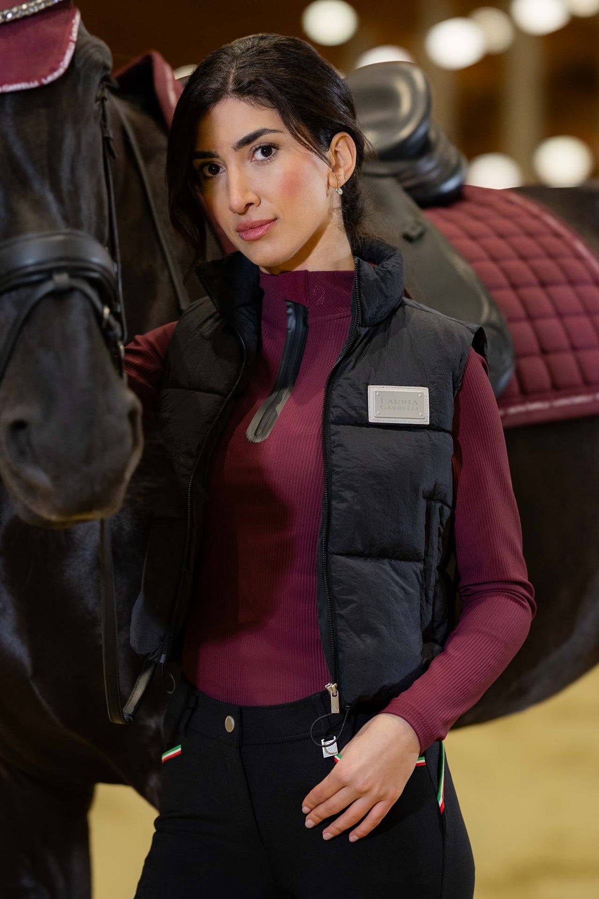 quilted vest -livigno-