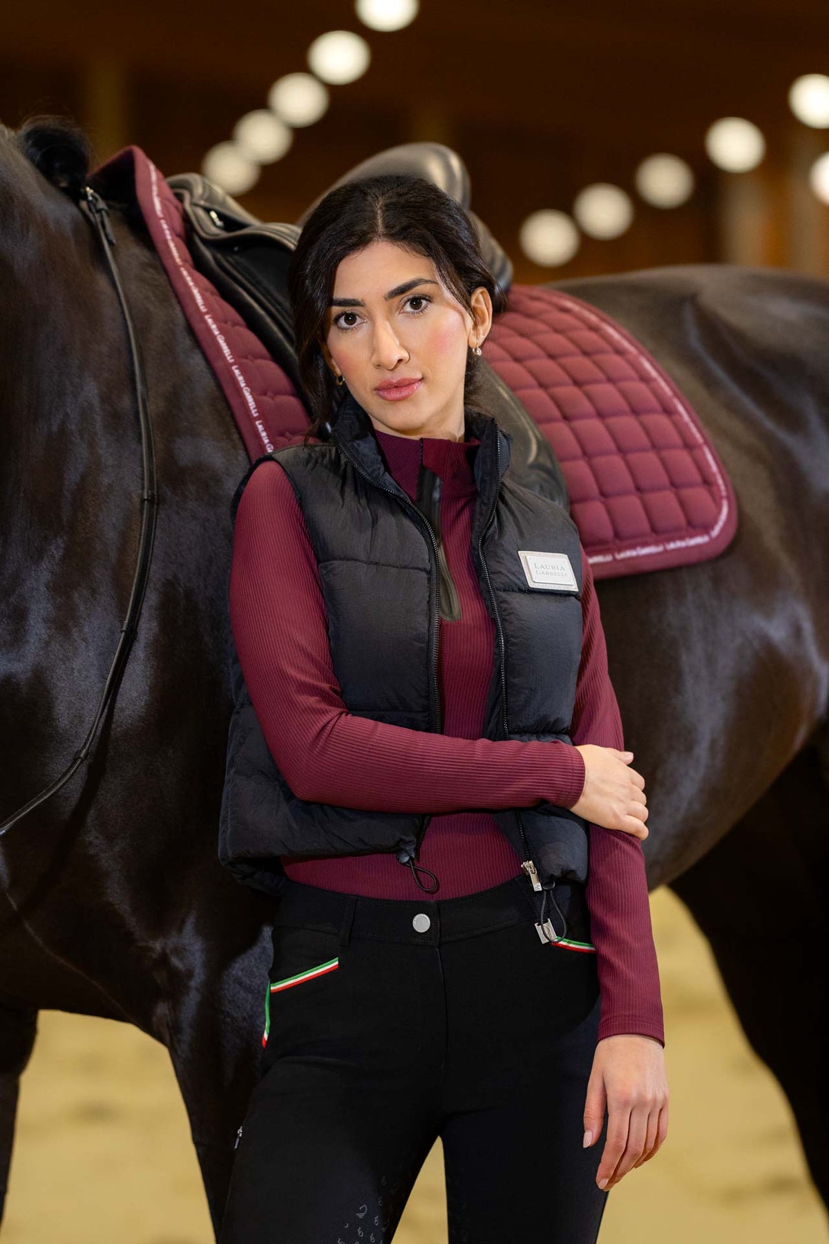 quilted vest -livigno-