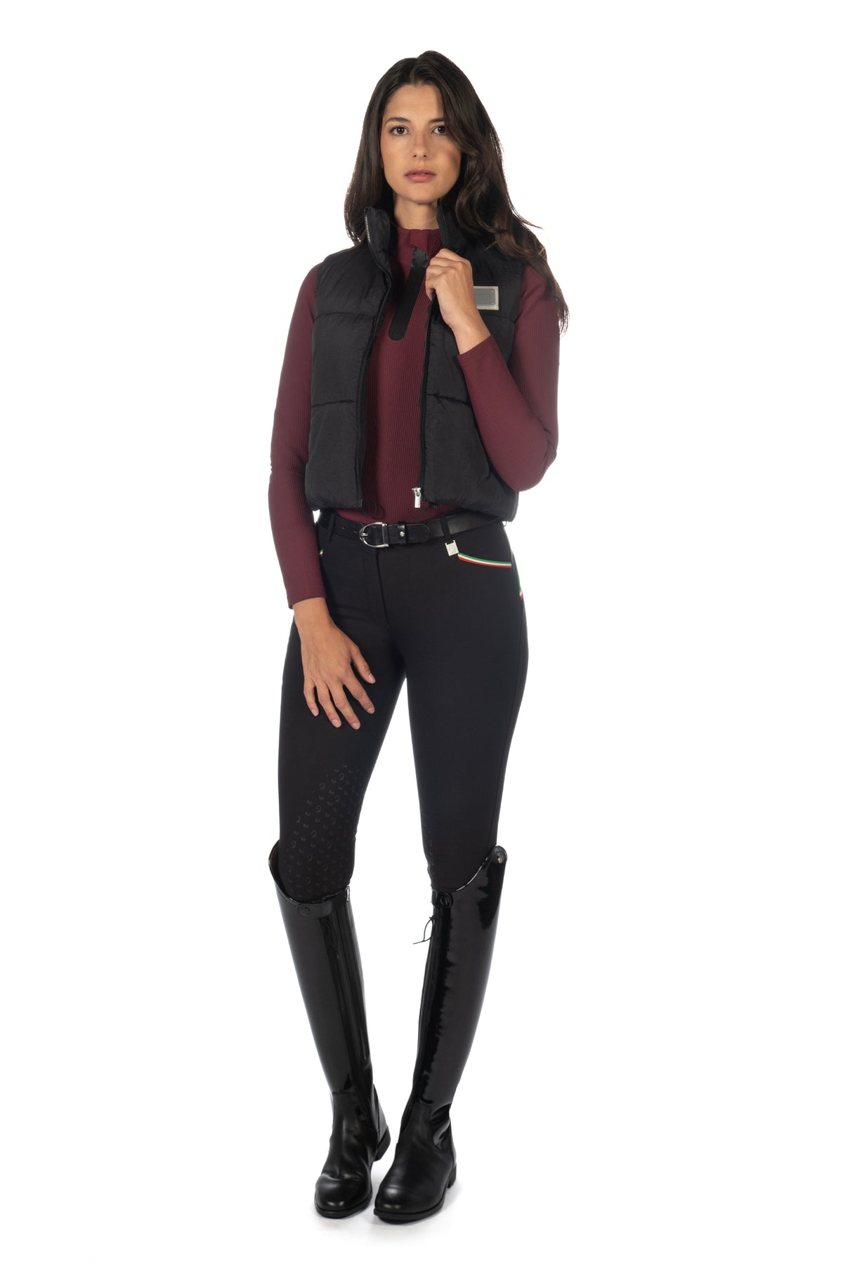 quilted vest -livigno-