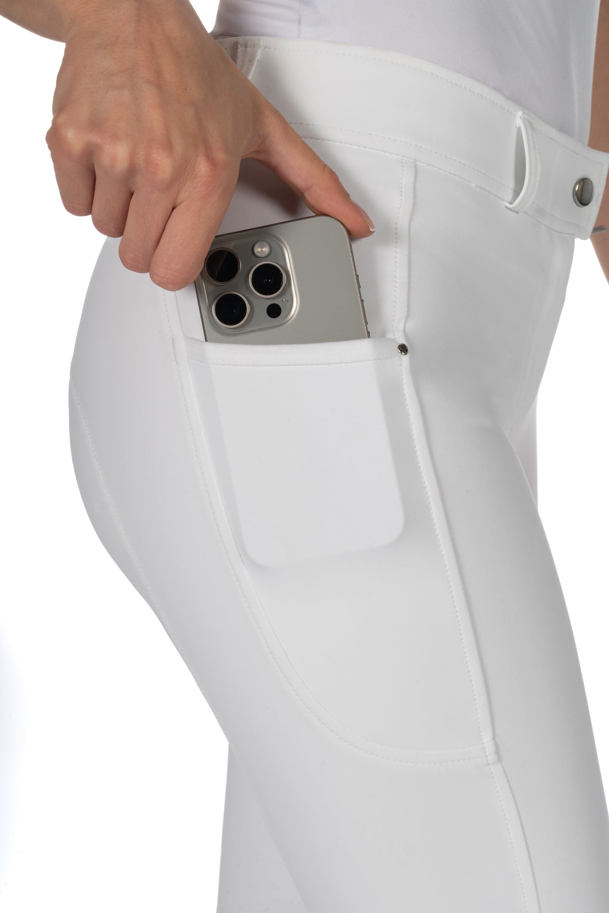 riding breeches -livigno- silicone knee patch