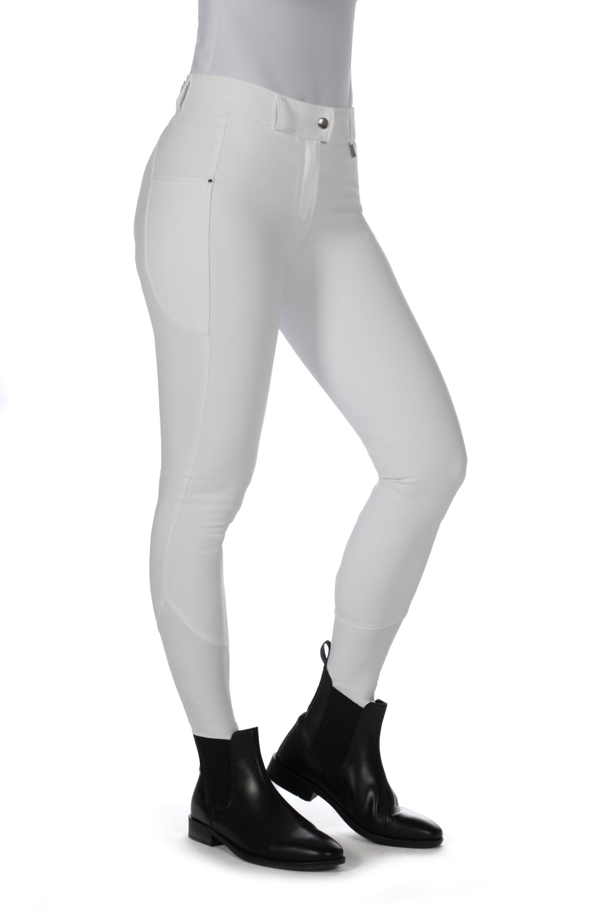 riding breeches -livigno- silicone knee patch