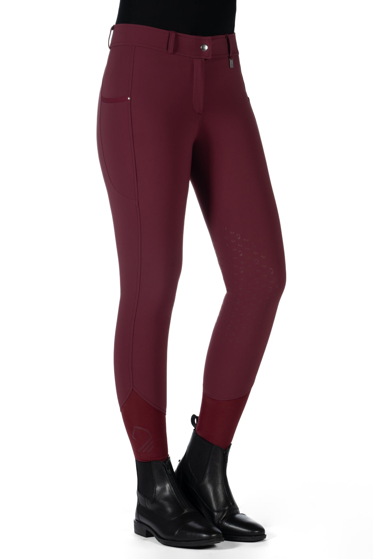 riding breeches -livigno- silicone knee patch