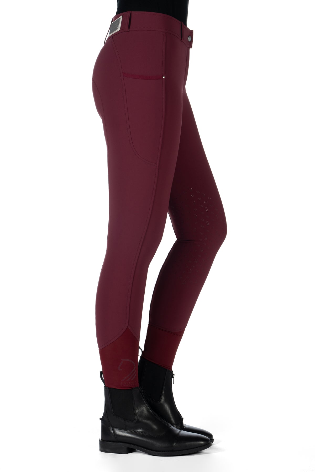 riding breeches -livigno- silicone knee patch