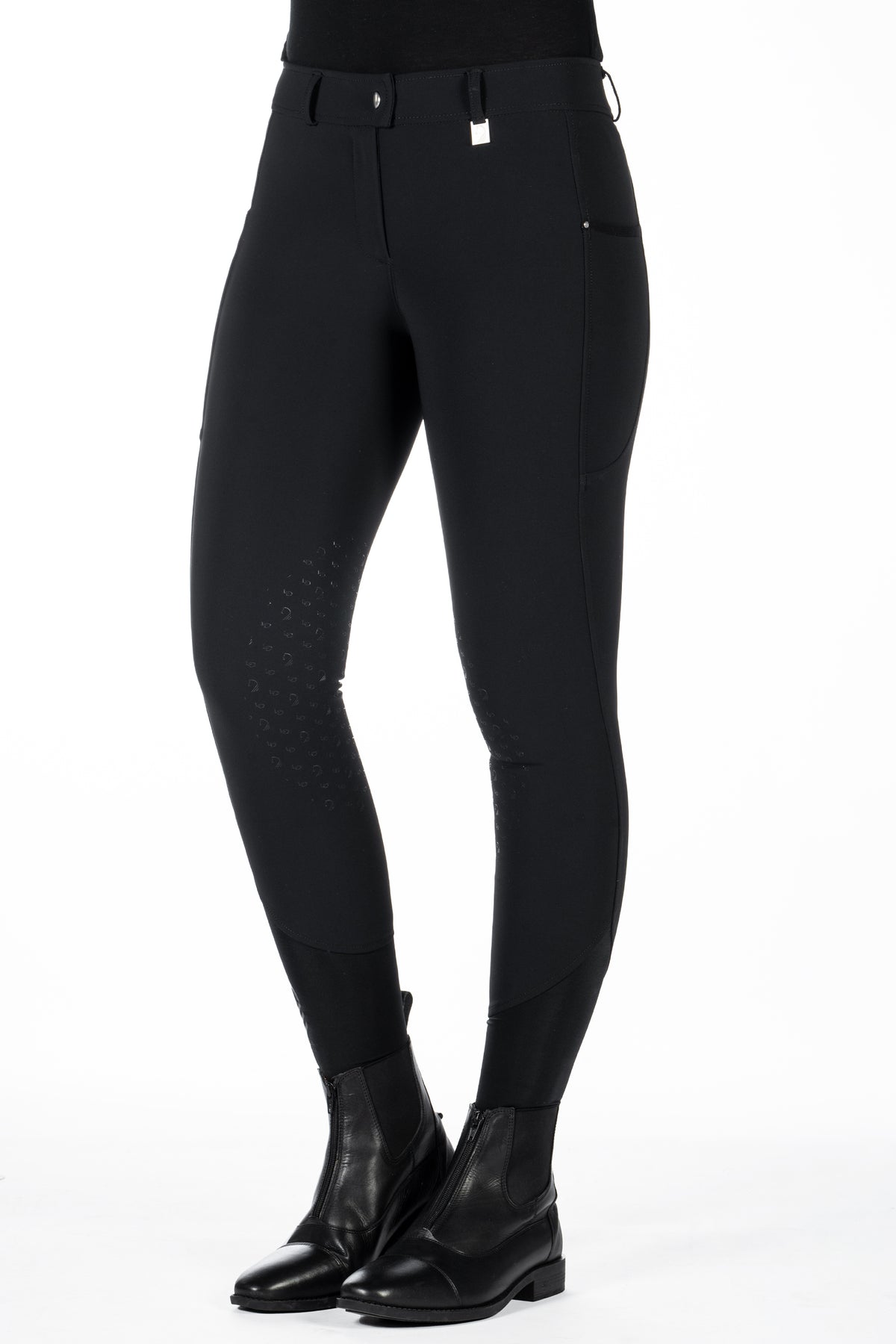 riding breeches -livigno- silicone knee patch