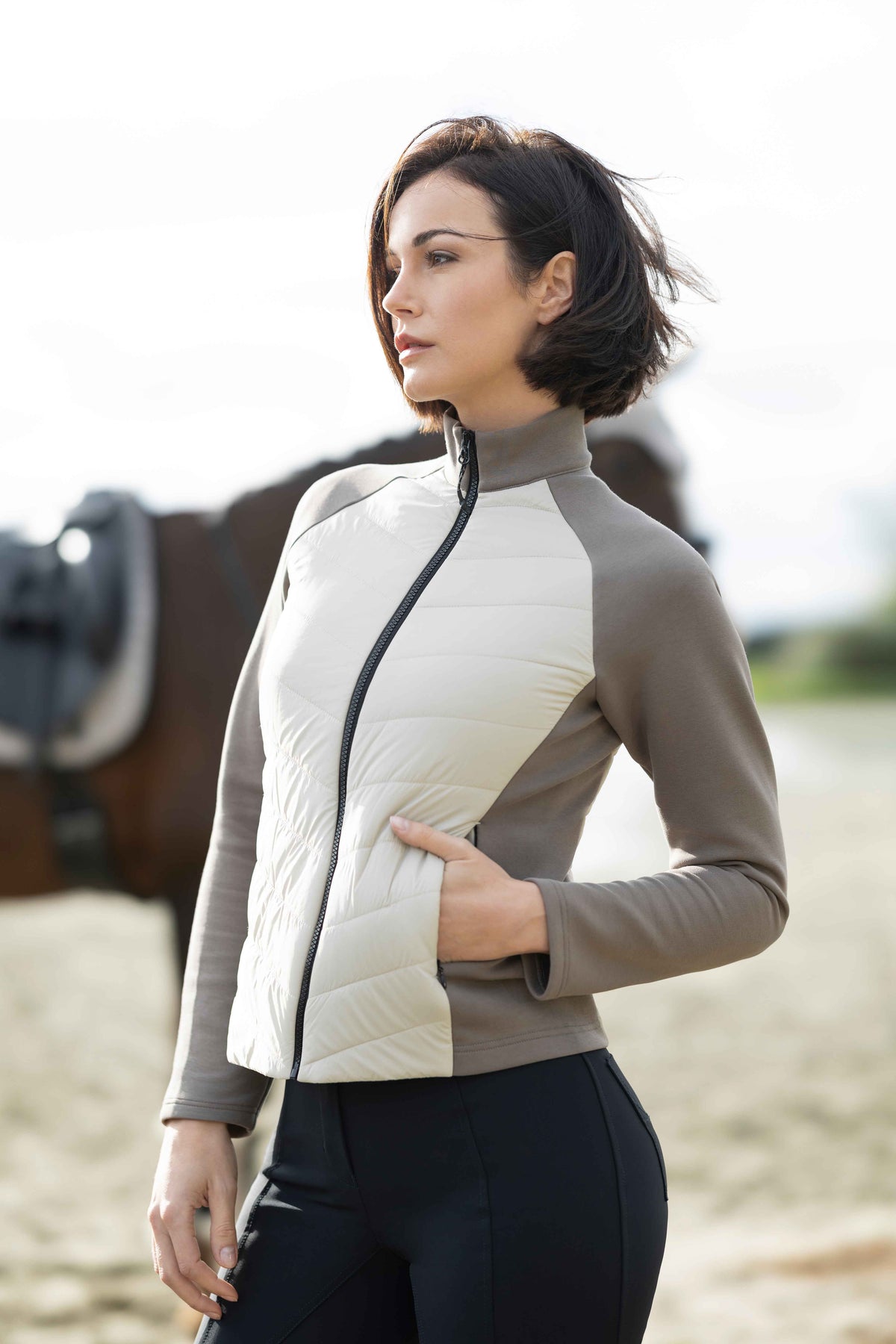quilted jacket -amalfi-