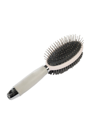 Mane and tail brush Gel dual use 3820 light rose/light grey / pcs.