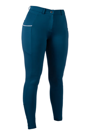 Riding breeches Essentials Sportiv silicone knee 5000 petrol / EU34/UK24/US22