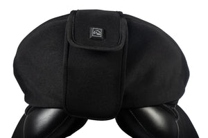 Saddle heating cover Jumping Style (no battery) 9100 black / 16-17 inch