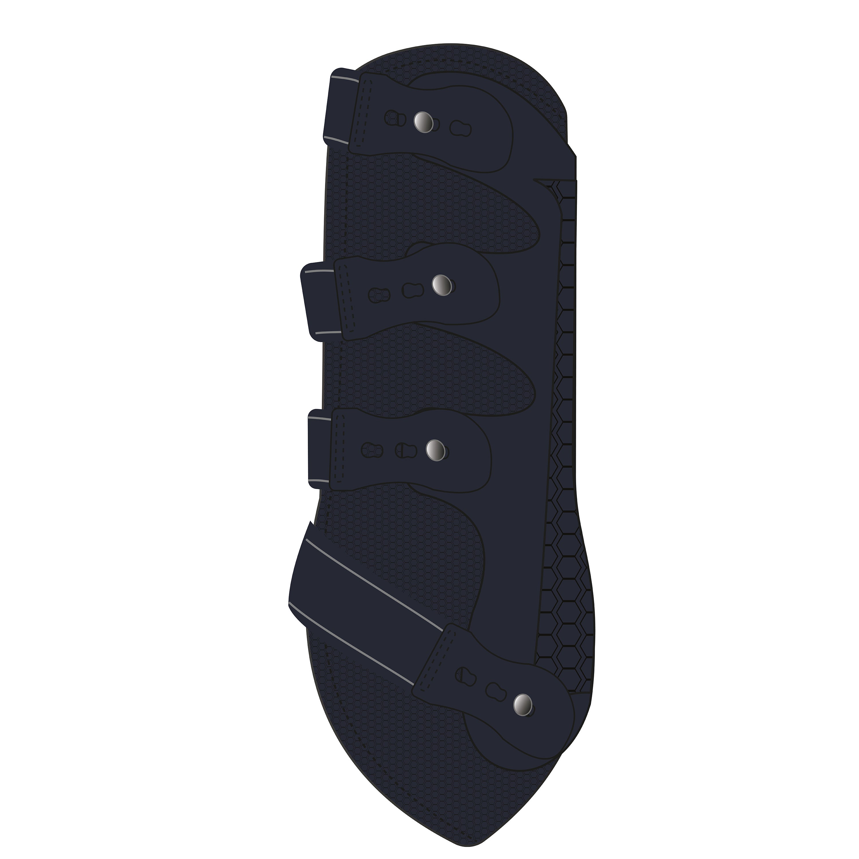 Dressage boots Pro mesh front legs 4 straps IRH