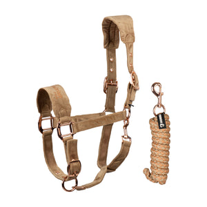 HALTER SET VELVET MOCHA / PONY