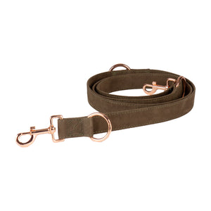DOG LEAD VELVET ESPRESSO / L